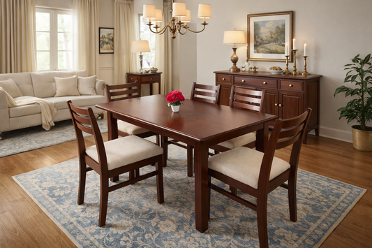 Elegant Wooden Dining Table Set