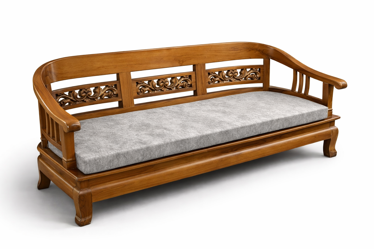 Regal Carved Wooden Sofa – Timeless Elegance in Design