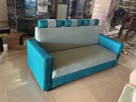 Headrest wooden sofa