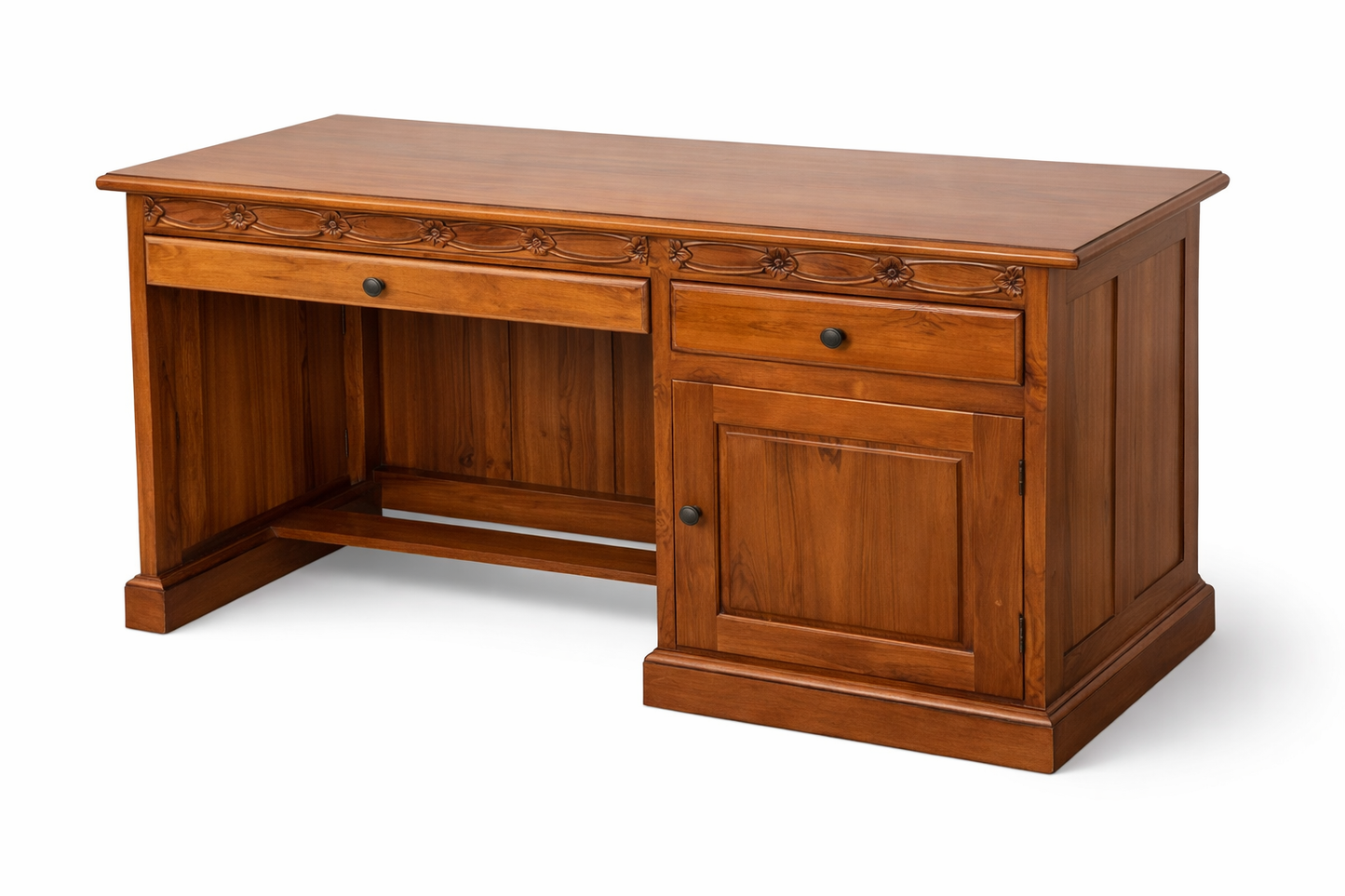 Handcrafted Wooden Office Desk