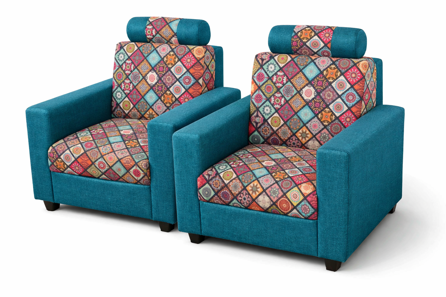 Turquoise Harmony Sofa Set